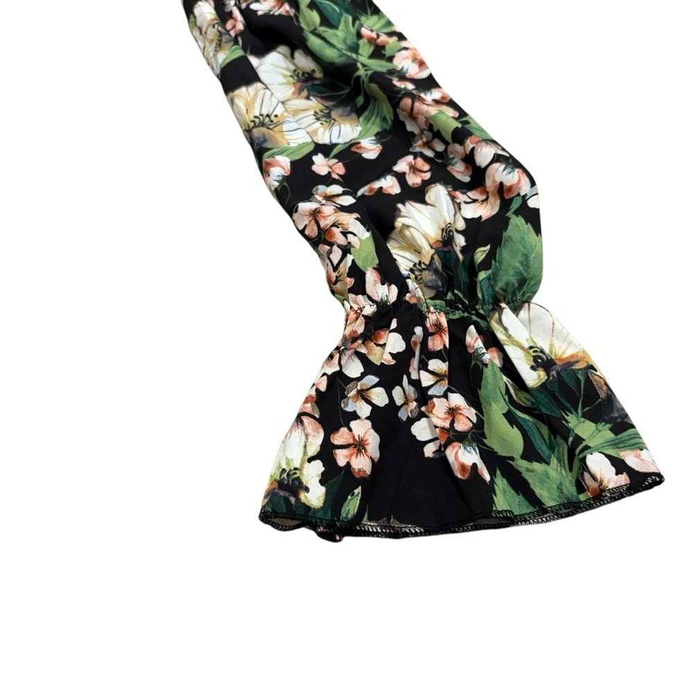 Shein Floral Women Off-The-Shoulder Long Sleeve Blouse XL - Picture 5 of 6